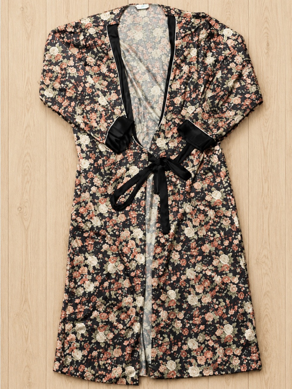 VINTAGE Sears Apostrophe Floral Robe